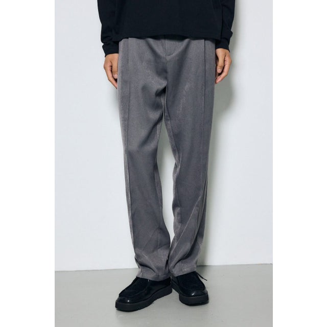 ウールライクテーパードパンツ T.GRY