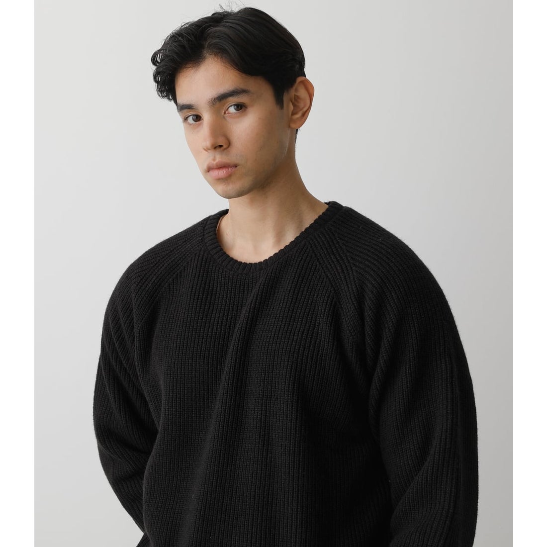 AZUL BY MOUSSY REVERSIBLE BOA KNIT BLK -靴＆ファッション通販 