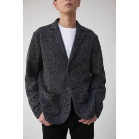 TAILORED KNIT JACKET C.GRY