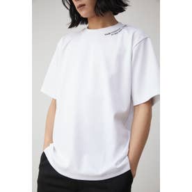 SMOOTH TOUCH EMBROIDARY TEE WHT