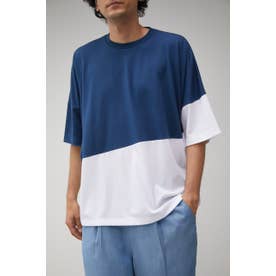 SWITCHING TWO TONE TOPS 柄BLU5