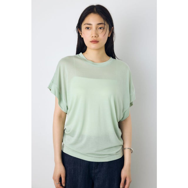 ドレープフレンチスリーブTシャツ MINT