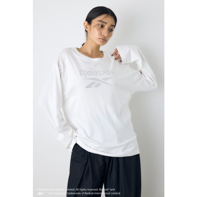 ラインストーンロンT O/WHT1