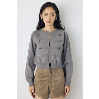 ナポレオンニットカーディガン T.GRY｜詳細画像