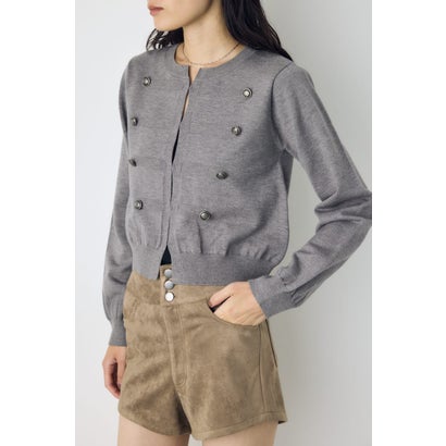 ナポレオンニットカーディガン T.GRY｜詳細画像