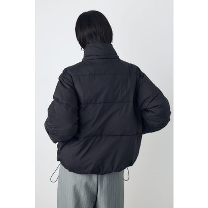 着丈バリエB-HEAT中綿フードブルゾン BLK｜詳細画像