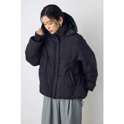 着丈バリエB-HEAT中綿フードブルゾン BLK｜詳細画像
