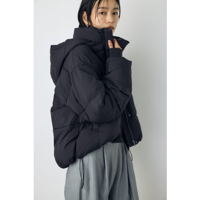 着丈バリエB-HEAT中綿フードブルゾン BLK｜詳細画像
