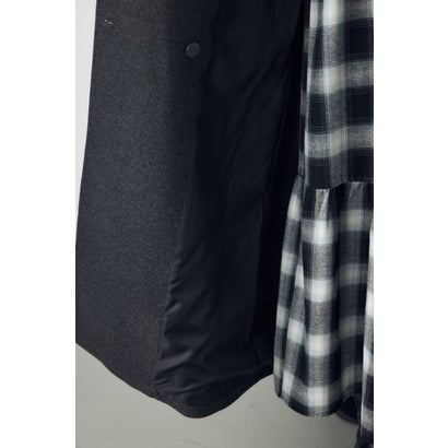 B-HEAT 2WAYカラートレンチロングコート C.GRY｜詳細画像