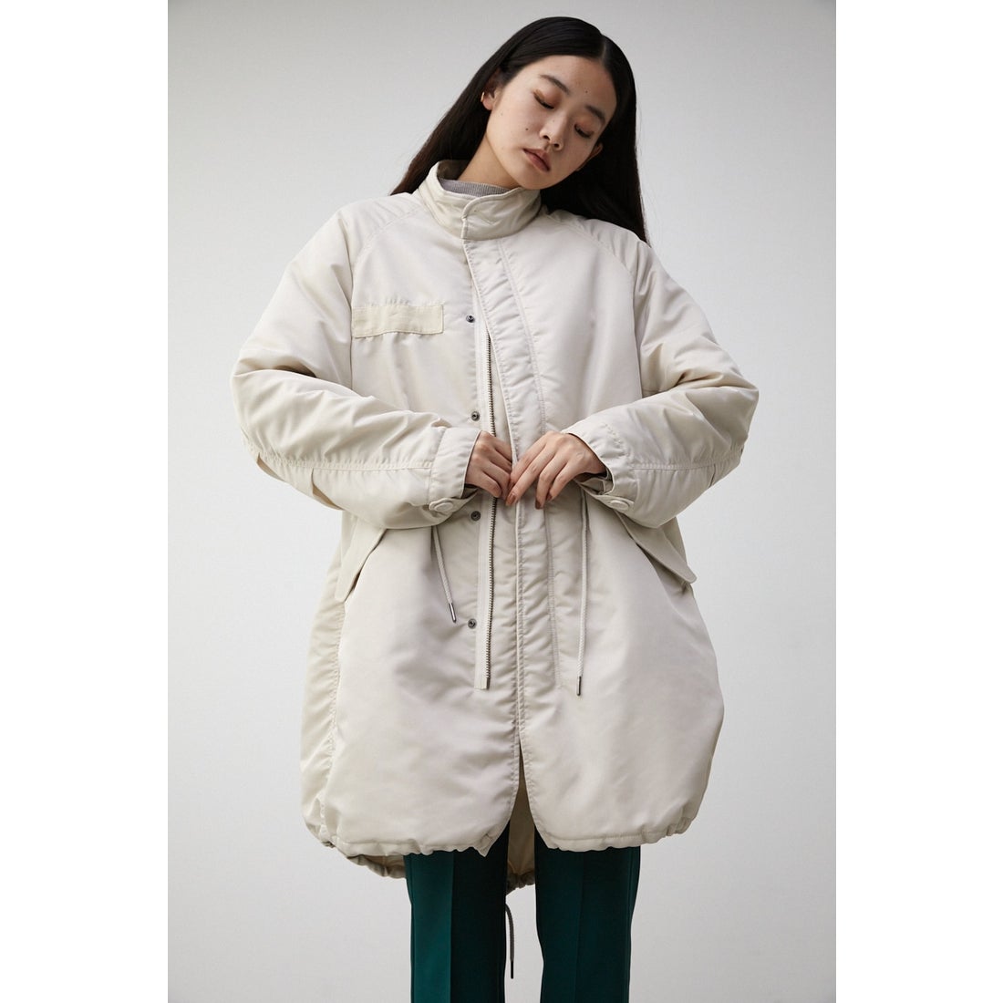 AZUL BY MOUSSY MONSTER PARKA C.GRY -ファッション通販 FASHION WALKER
