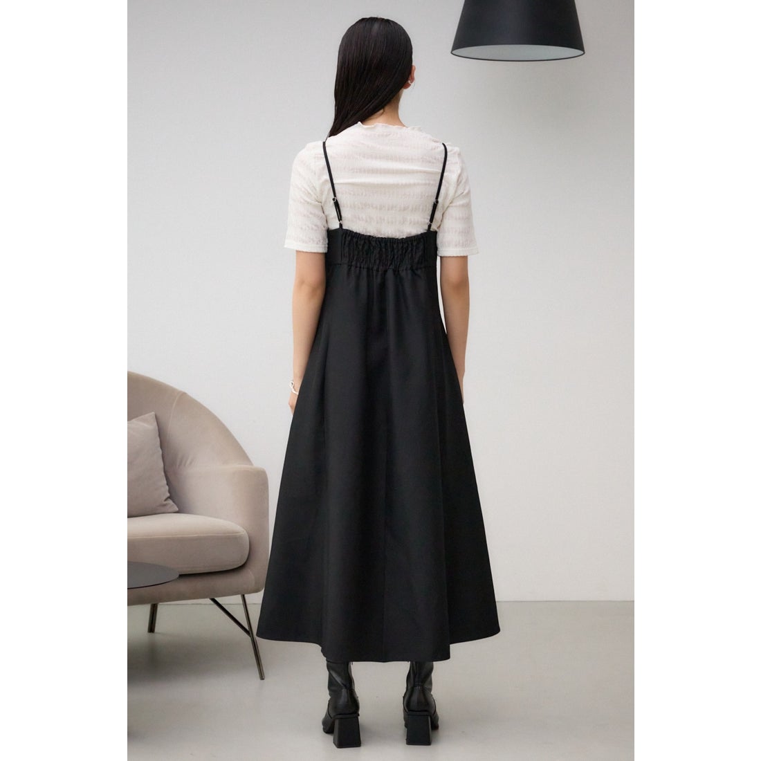 AZUL BY MOUSSY シアーインナーセットキャミソールワンピース L/BRN1