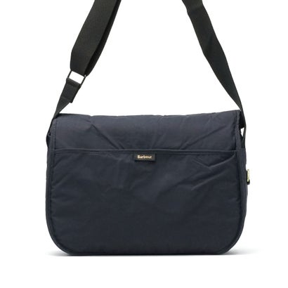ショルダーバッグ ブランド おしゃれ ショルダー フラップ PC収納 横型 綿 コットン A4 9.3L TRANSPORT RIEVER CROSSBODY BAG UBA0745 （navy）｜詳細画像