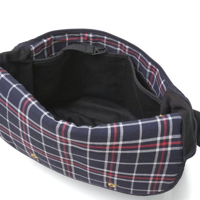 ショルダーバッグ ブランド おしゃれ ショルダー フラップ PC収納 横型 綿 コットン A4 9.3L TRANSPORT RIEVER CROSSBODY BAG UBA0745 （navy）｜詳細画像