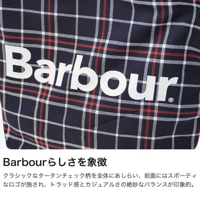 トートバッグ ブランド おしゃれ 小さめ ミニ トート 軽量 軽い 綿 コットン タータンチェック チェック柄 ロゴ カジュアル A5 7L Telfield タータンロゴトートバッグ UBA0764 （navy）｜詳細画像