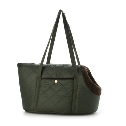 DOG MEDIUM QUILTED CARRIER （olive）｜詳細画像