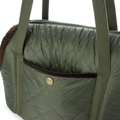 DOG MEDIUM QUILTED CARRIER （olive）｜詳細画像
