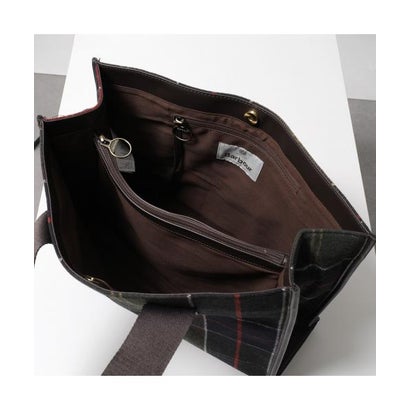 Barbour トートバッグ Turnberry LBA0424 チェック （OL91/グリーン他）｜詳細画像