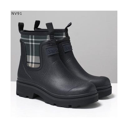 バブアー Barbour Barbour レインブーツ Cynthia LRF0144  チェルシーブーツ （BK92/BLACK）｜詳細画像
