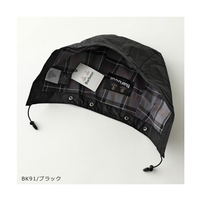 フードパーツ MHO0004 WAXED COTTON HOOD （BK91/ブラック）