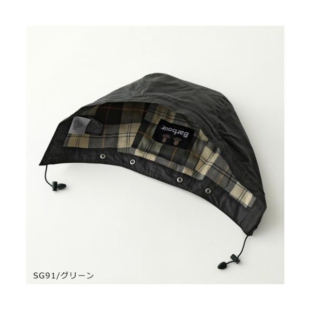 フードパーツ MHO0004 WAXED COTTON HOOD （SG91/グリーン）