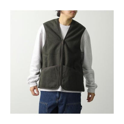 バブアー Barbour Barbour ライナー MLI0004 WARM PILE WAISTCOAT ZIP IN LINER （BR31/BROWN/ブラウン）｜詳細画像