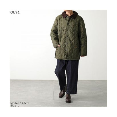 バブアー Barbour Barbour キルティング ジャケット MQU0001 LIDDESDALE QUILTED （BK91/ブラック）｜詳細画像