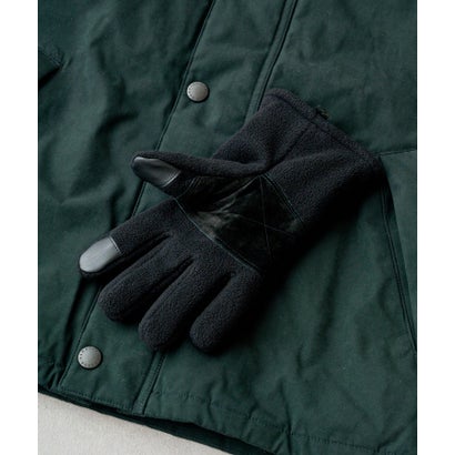 バブアー Barbour barbour coalford fleece glove / MGL0108 （ブラック）｜詳細画像