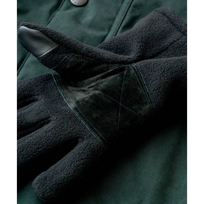 バブアー Barbour barbour coalford fleece glove / MGL0108 （ブラック）｜詳細画像