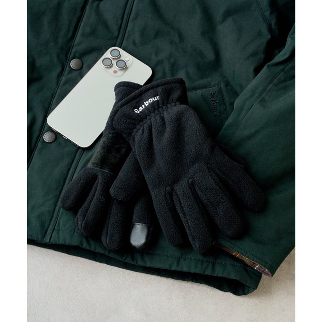 barbour coalford fleece glove / MGL0108 （ブラック）