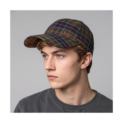 Barbour × Paul Smith キャップ MHA0995 タータンチェック （TN11/カーキ他）｜詳細画像