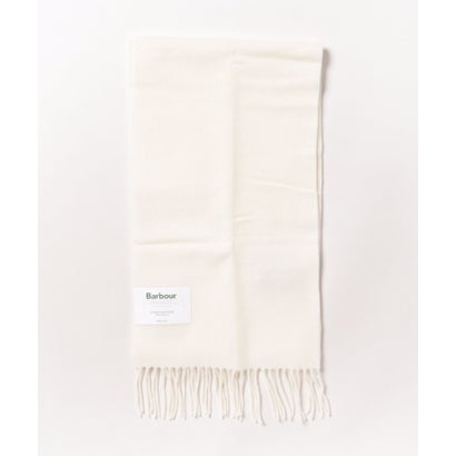 バブアー Barbour barbour lambswool woven scarf マフラー ユニセックス ギフト （クリーム）｜詳細画像