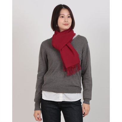 バブアー Barbour barbour lambswool woven scarf マフラー ユニセックス ギフト （ワイン）｜詳細画像