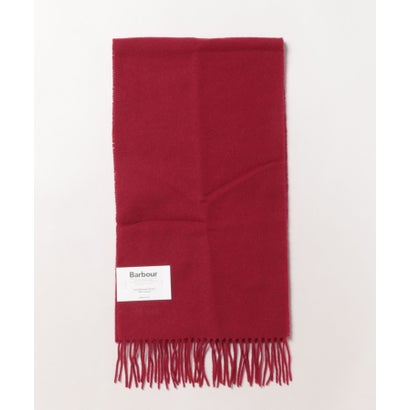 バブアー Barbour barbour lambswool woven scarf マフラー ユニセックス ギフト （ワイン）｜詳細画像