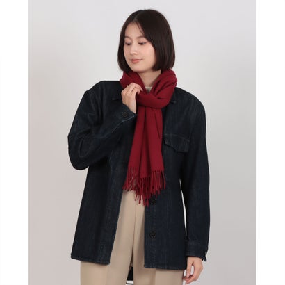 バブアー Barbour barbour plain lambswool scarf マフラー ユニセックス ギフト （レッド）｜詳細画像