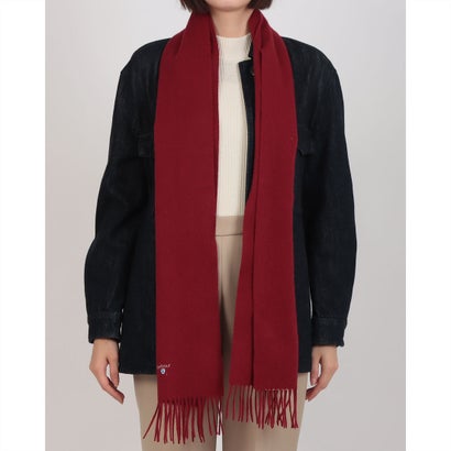 バブアー Barbour barbour plain lambswool scarf マフラー ユニセックス ギフト （レッド）｜詳細画像