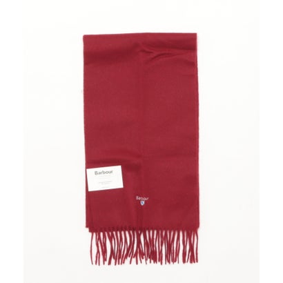 バブアー Barbour barbour plain lambswool scarf マフラー ユニセックス ギフト （レッド）｜詳細画像