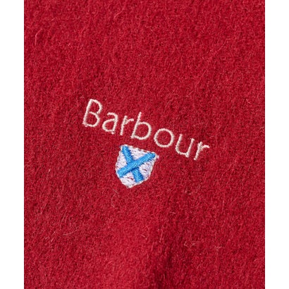 バブアー Barbour barbour plain lambswool scarf マフラー ユニセックス ギフト （レッド）｜詳細画像
