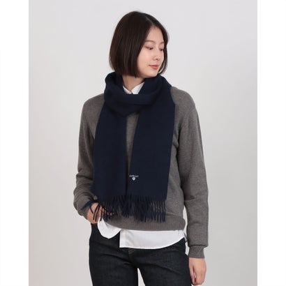 バブアー Barbour barbour plain lambswool scarf マフラー ユニセックス ギフト （ネイビー）｜詳細画像