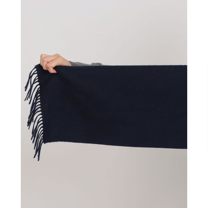 バブアー Barbour barbour plain lambswool scarf マフラー ユニセックス ギフト （ネイビー）｜詳細画像
