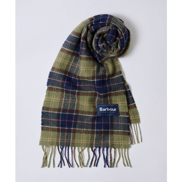 barbour tartan lambswool scarf マフラー ユニセックス ギフト （その他10）