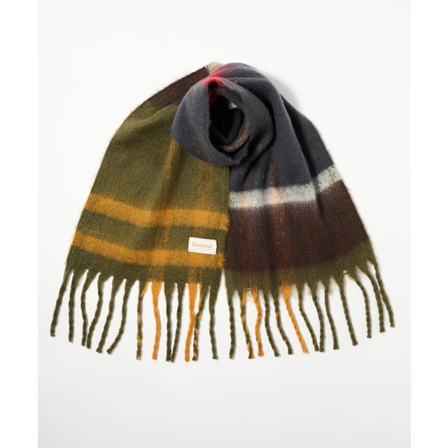 barbour isla tartan boucle scarf 217cm*39cm / LSC0293 （その他3）