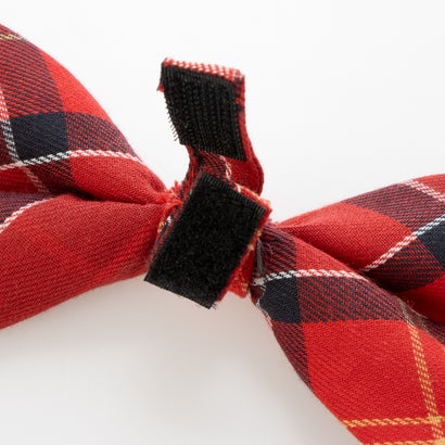 TARTAN DOG BOW TIE （cardinal tartan）｜詳細画像