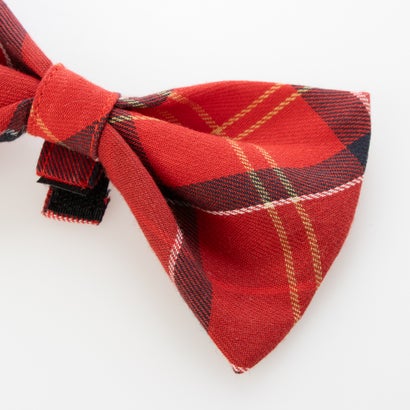 TARTAN DOG BOW TIE （cardinal tartan）｜詳細画像