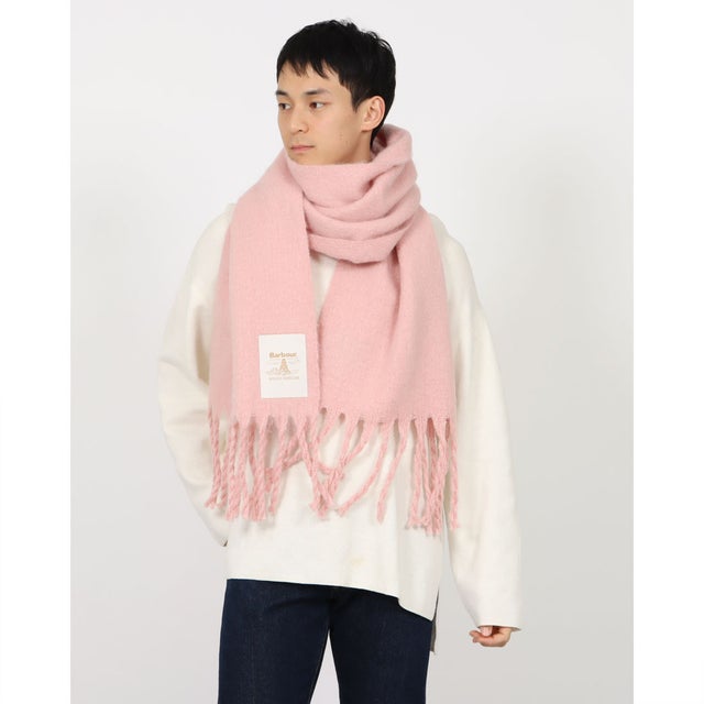 barbour ellison scarf （ピンク）