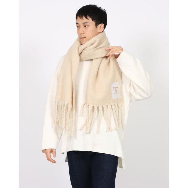 barbour ellison scarf （オートミール）