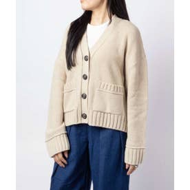 FAYE KNITTED CARDIGAN フェイ ニット カーディガン （OATMEAL(ST53)）