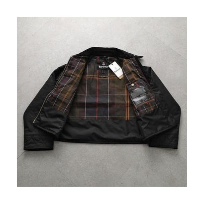 Barbour ジャケット ICONS QUILTED SPEY WAX JACKET LWX1580 （BK71/ブラック）｜詳細画像