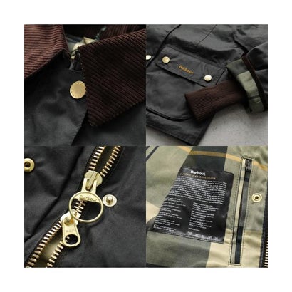 Barbour ワックス ジャケット CROPPED BEADNEL LWX1403 （BK71/ブラック）｜詳細画像