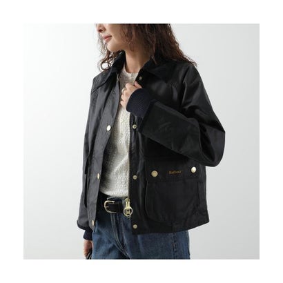 Barbour ワックス ジャケット CROPPED BEADNEL LWX1403 （BK71/ブラック）｜詳細画像