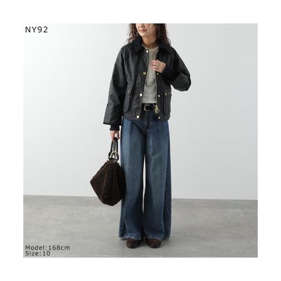 Barbour ワックス ジャケット CROPPED BEADNEL LWX1403 （BK71/ブラック）｜詳細画像